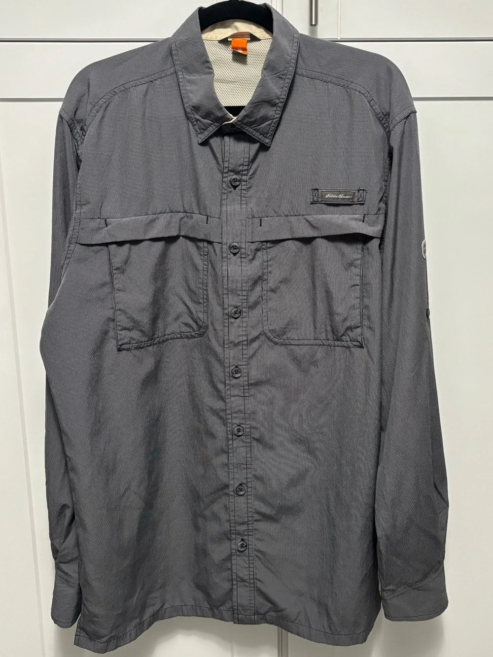 Eddie Bauer Gray Lightweight Shirt Jacket